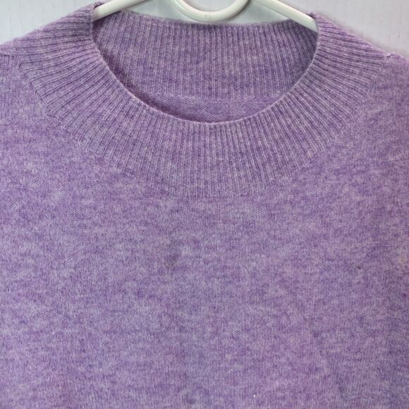 Sweater Women's Half Turtleneck Pullover Sweater Outer Wear Top 100% Merino Wool - Picture 6 of 7